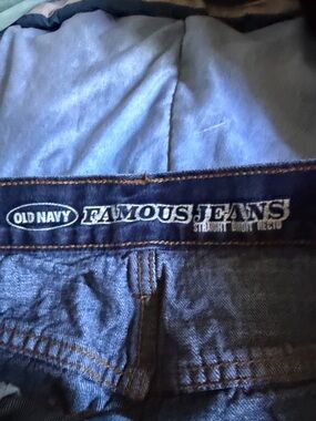 Old Navy Dark Blue Straight Famous Jeans